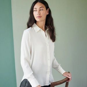 Quince washable silk blouse